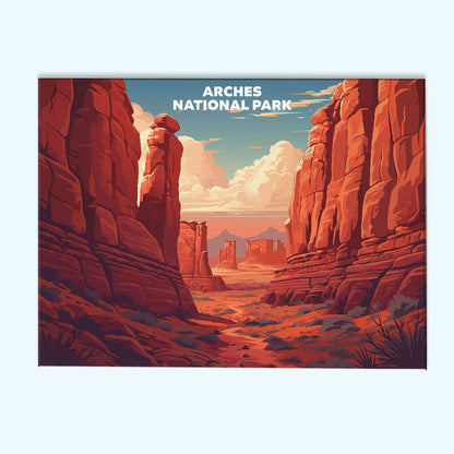Arches National Park - Landscape | Paint by Numbers Kit