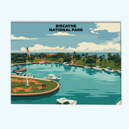 Biscayne National Park - Landscape | Paint by Numbers Kit
