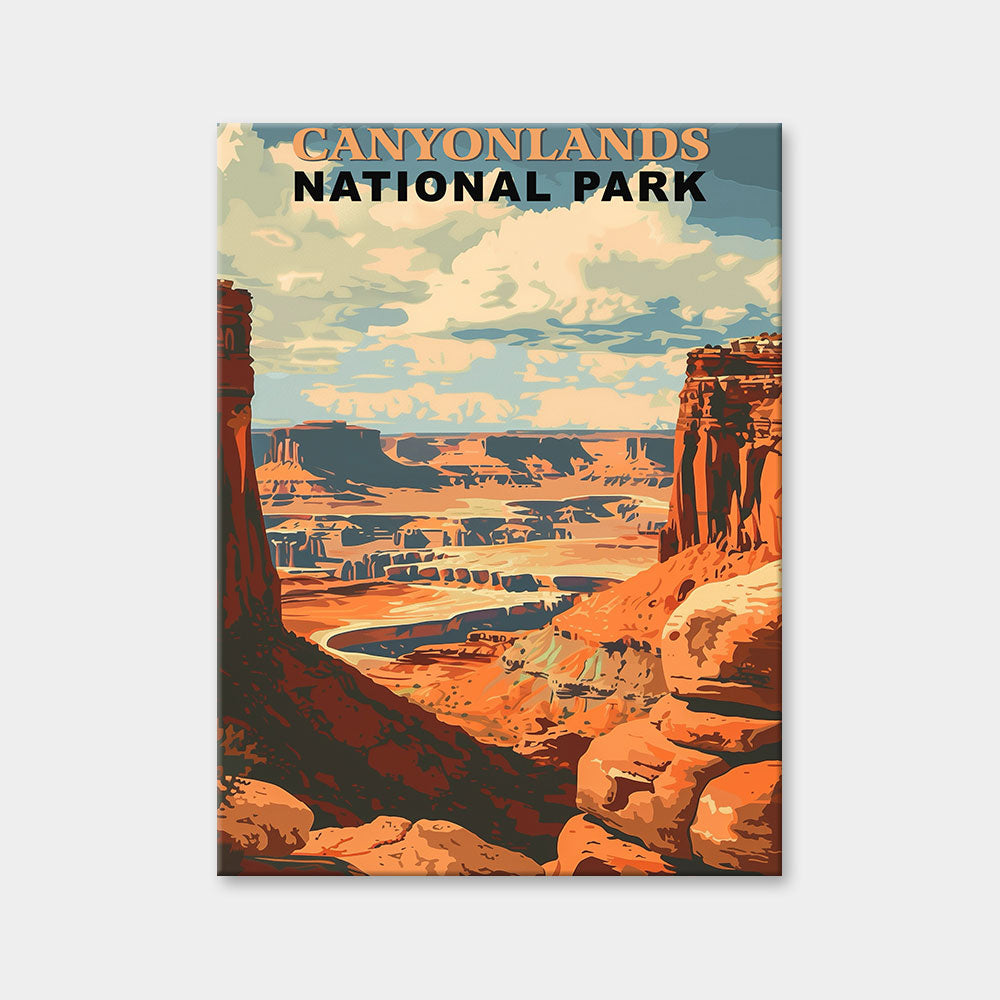 PGCKSK 5D Diamond Painting Canyonlands National Park - 40x50cm Rund Diamant Stickerei