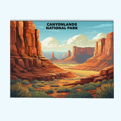 Canyonlands National Park - Landscape | Paint by Numbers Kit