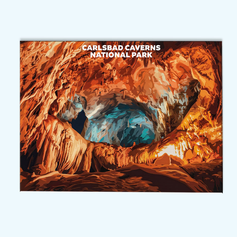 Carlsbad Caverns National Park - Landscape | Paint by Numbers Kit