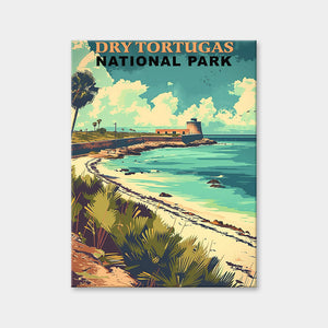 Diamantmalerei des Dry-Tortugas-Nationalparks (Vintage Edition)