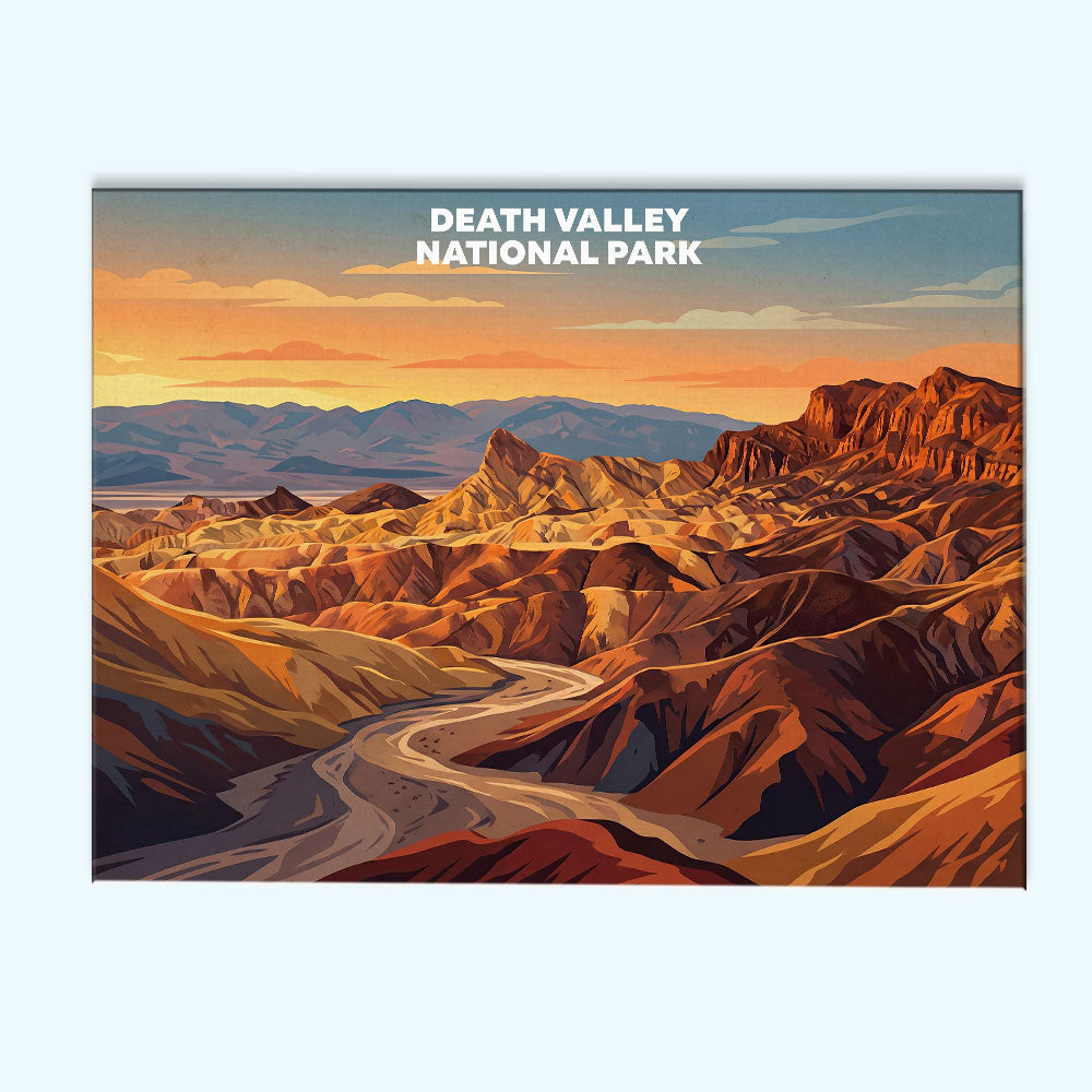 Death Valley National Park - Landscape | Paint by Numbers Kit
