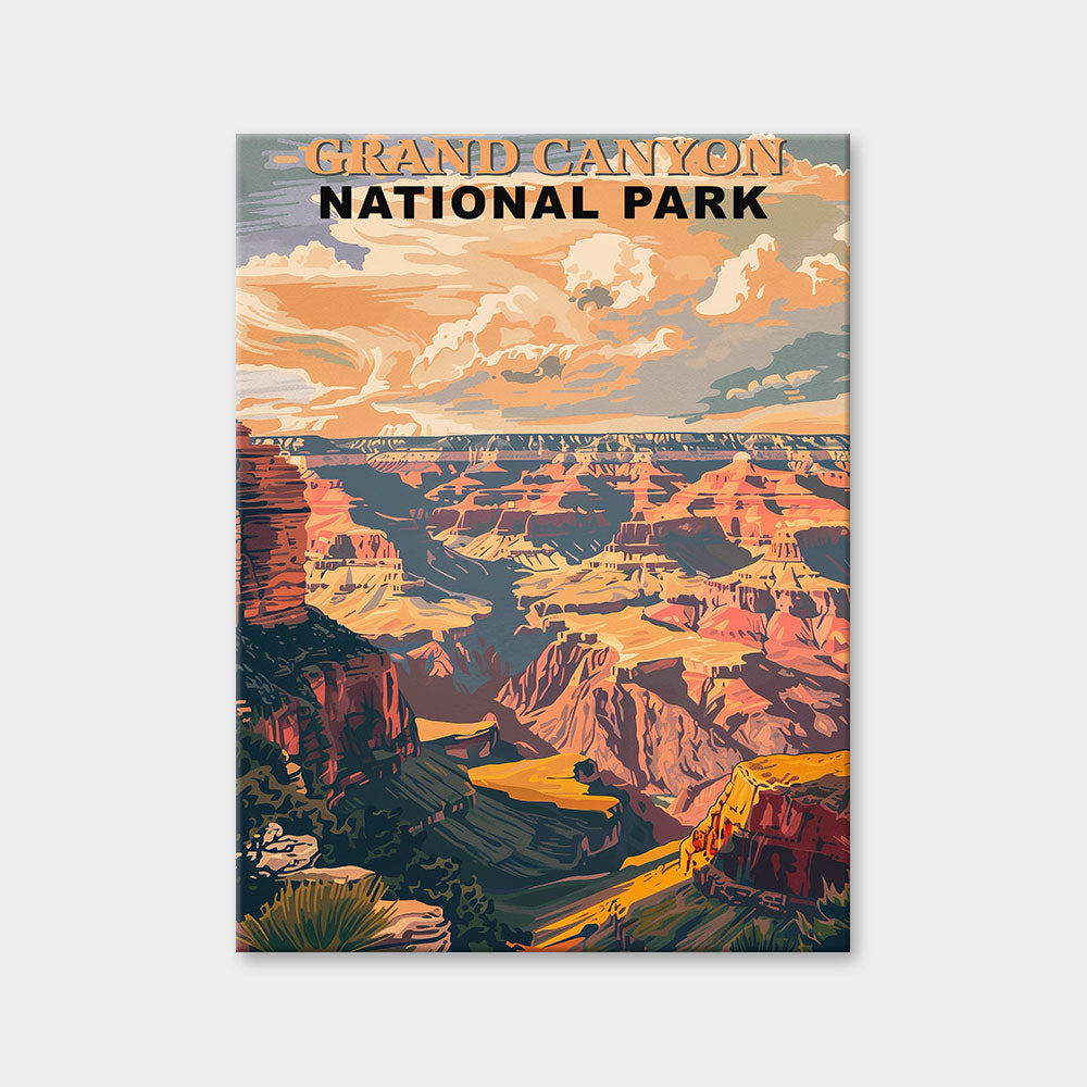 Grand Canyon National Park Diamond Painting (Vintage Edition)