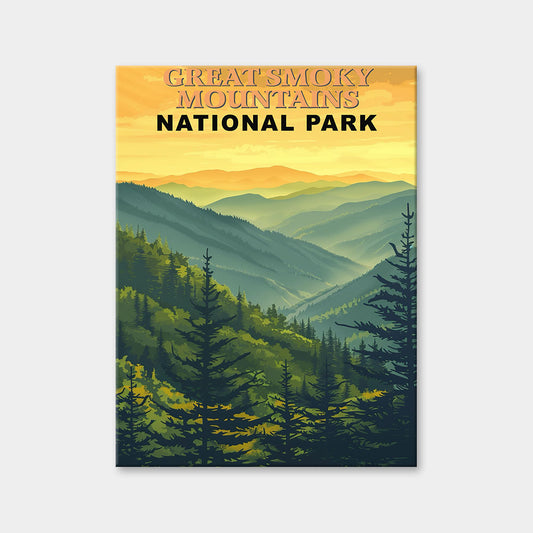 Great Smoky Mountains National Park Diamond Painting (Vintage Edition)