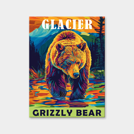 Glacier National Park Animal Diamond Painting