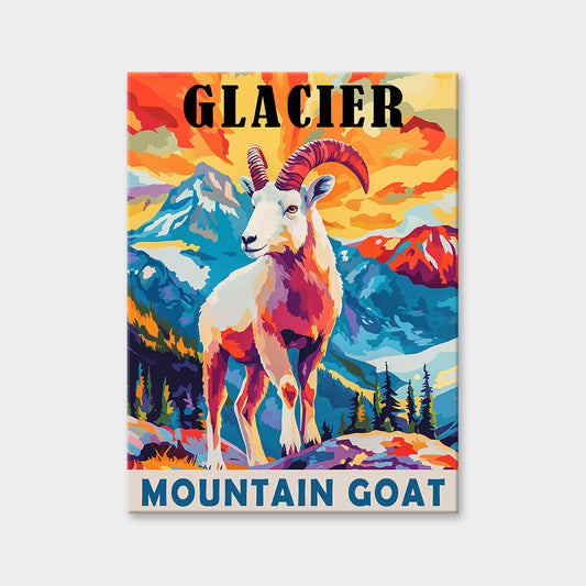 Glacier National Park Animal Diamond Painting