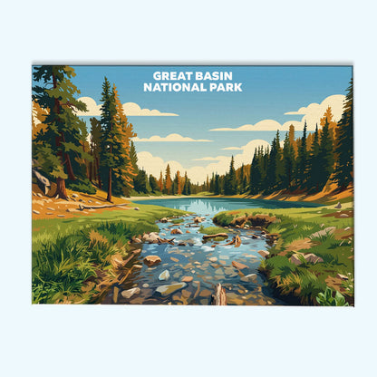 Great Basin National Park - Landscape | Paint by Numbers Kit