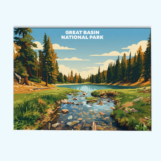 Great Basin National Park - Landscape | Paint by Numbers Kit