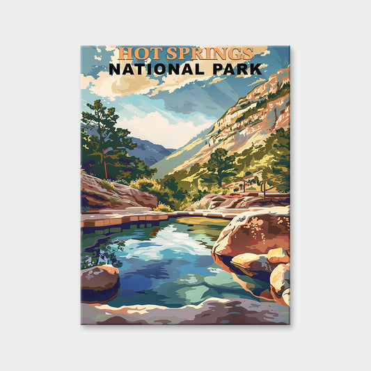 Hot Springs National Park Diamond Painting (Vintage Edition)