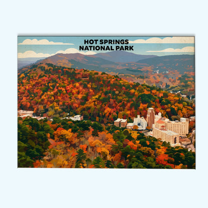 Hot Springs National Park - Landscape | Paint by Numbers Kit