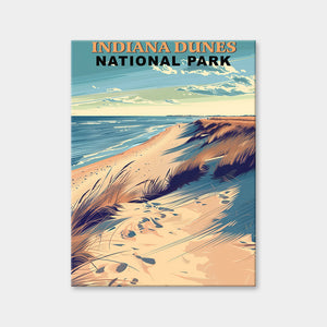 Diamantmalerei des Indiana Dunes National Park (Vintage Edition)