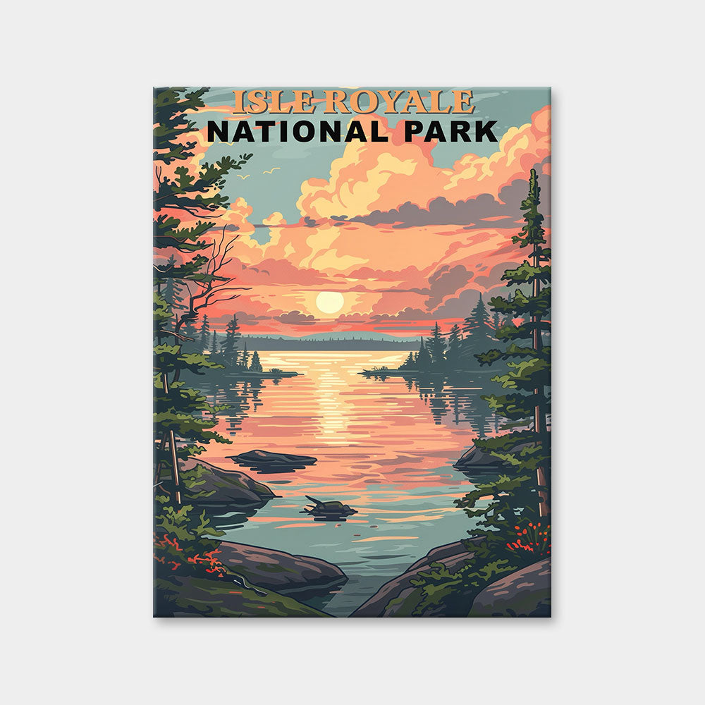 Isle Royale National Park Diamond Painting (Vintage Edition)