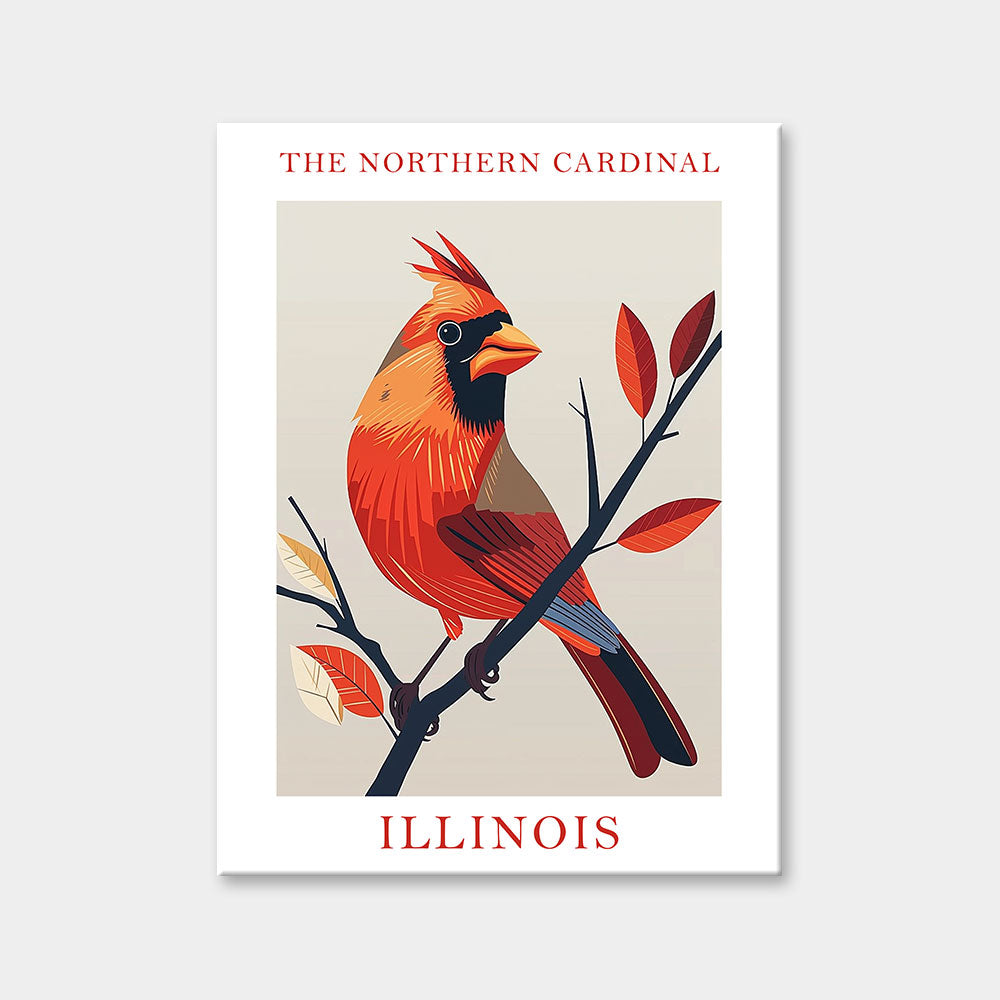 Illinois State Bird Diamond Painting