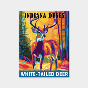 Diamantmalerei mit Tieren im Indiana Dunes Nationalpark