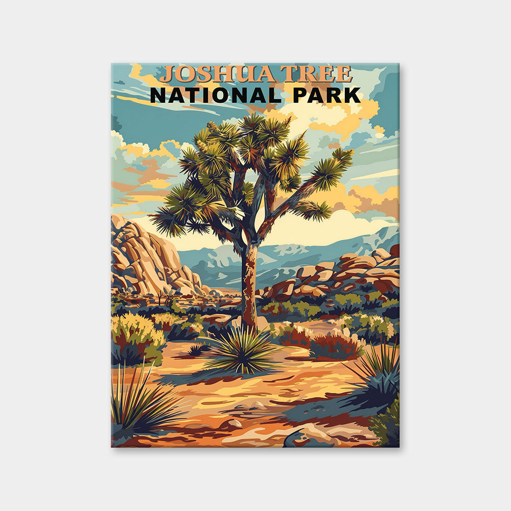 Joshua Tree National Park Diamond Painting (Vintage Edition)