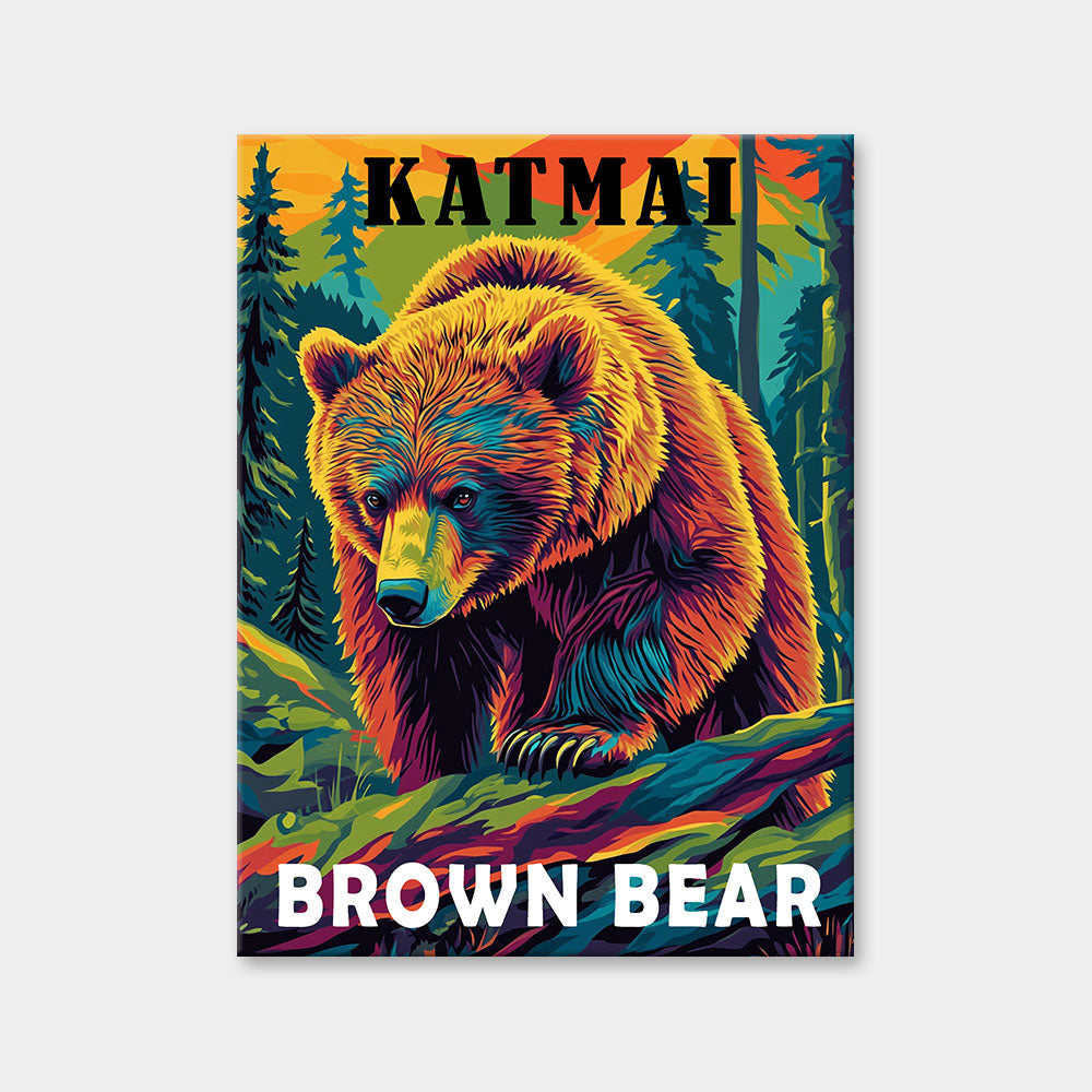 Katmai National Park Animal Diamond Painting