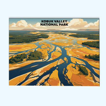 Kobuk Valley National Park - Landscape | Paint by Numbers Kit