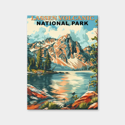 Lassen Volcanic National Park Diamond Painting (Vintage Edition)