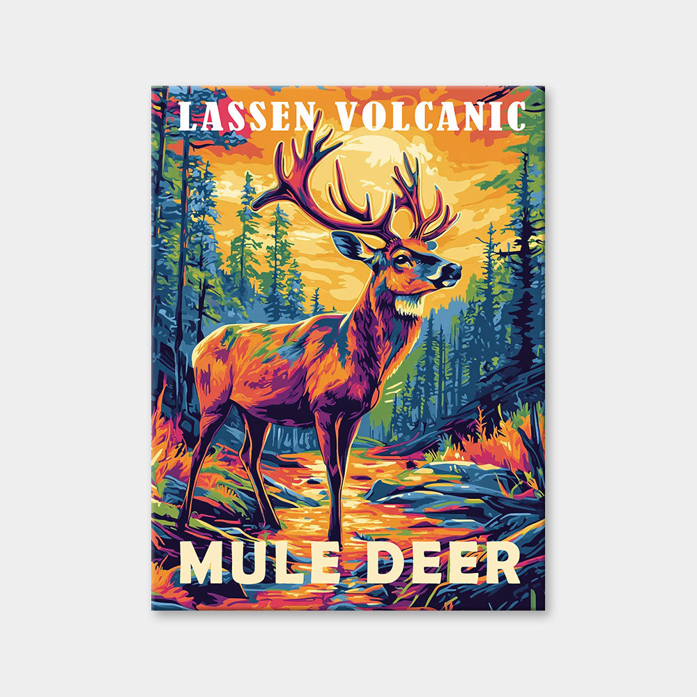 Lassen Volcanic National Park Animal Diamond Painting