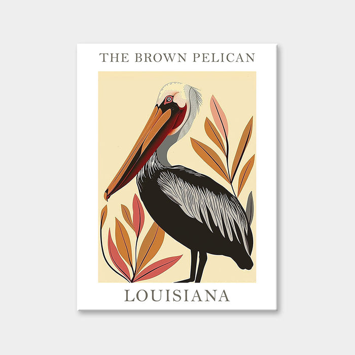 Diamantmalerei mit dem Staatsvogel von Louisiana