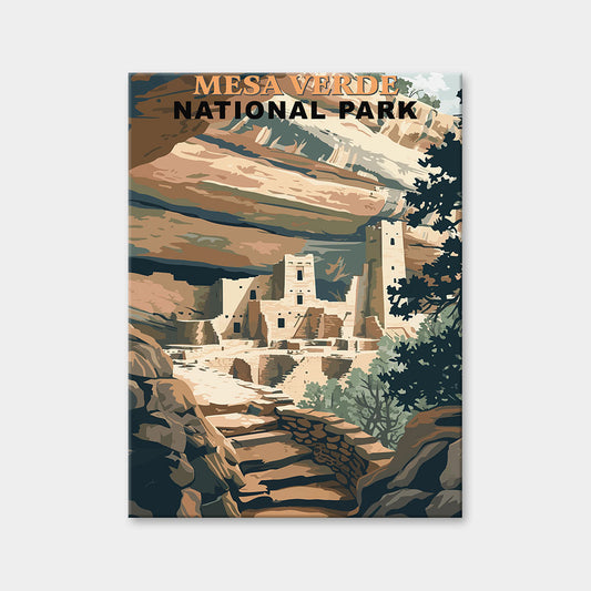 Mesa Verde National Park Diamond Painting (Vintage Edition)