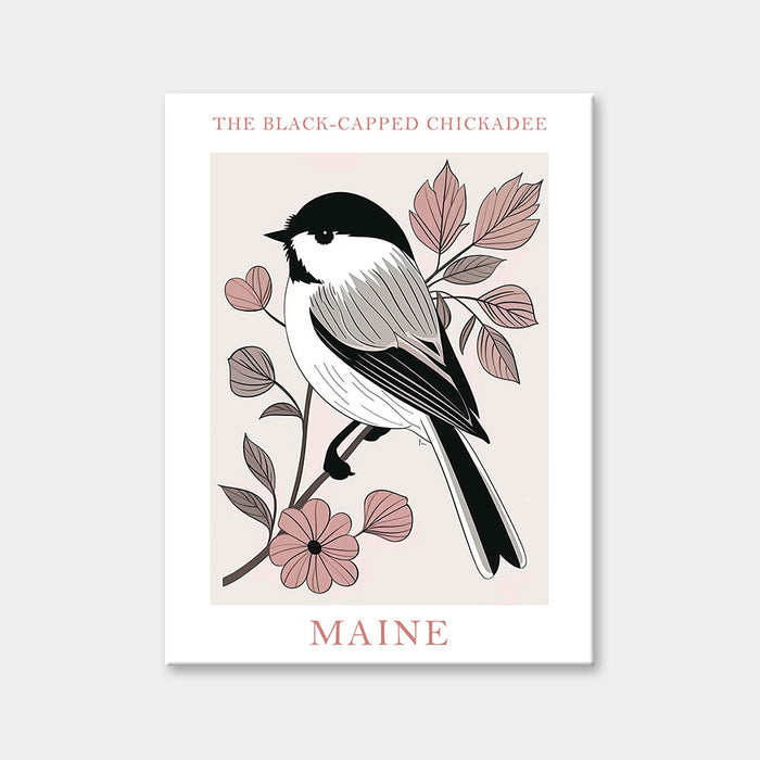 Maine State Bird Diamond Painting
