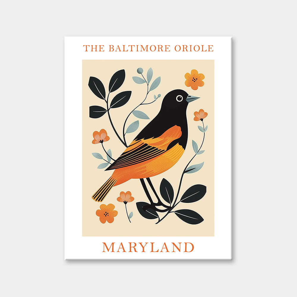 Maryland State Bird Diamond Painting