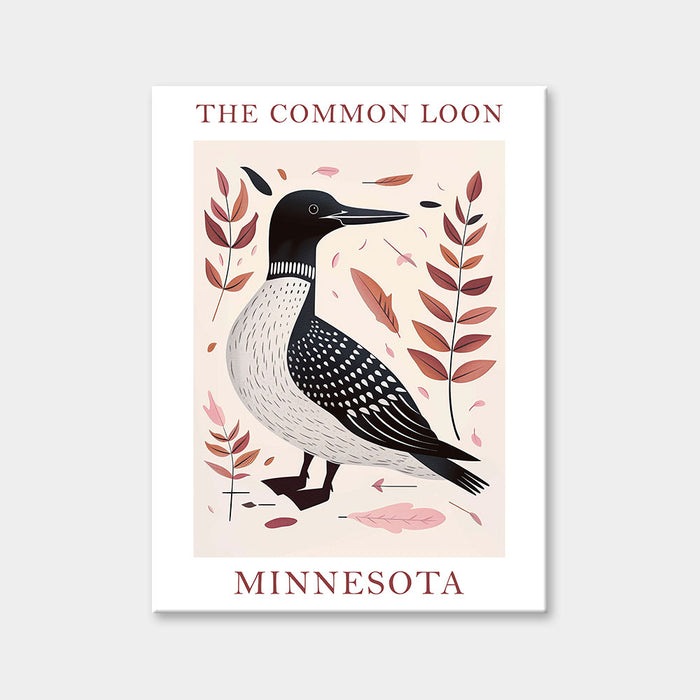 Diamantmalerei mit dem Staatsvogel von Minnesota