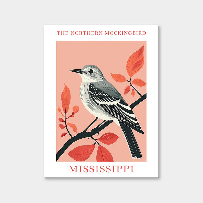 Diamantmalerei mit Staatsvogel von Mississippi