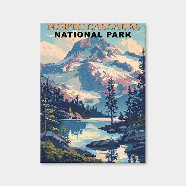Diamantmalerei des North Cascades-Nationalparks (Vintage Edition)