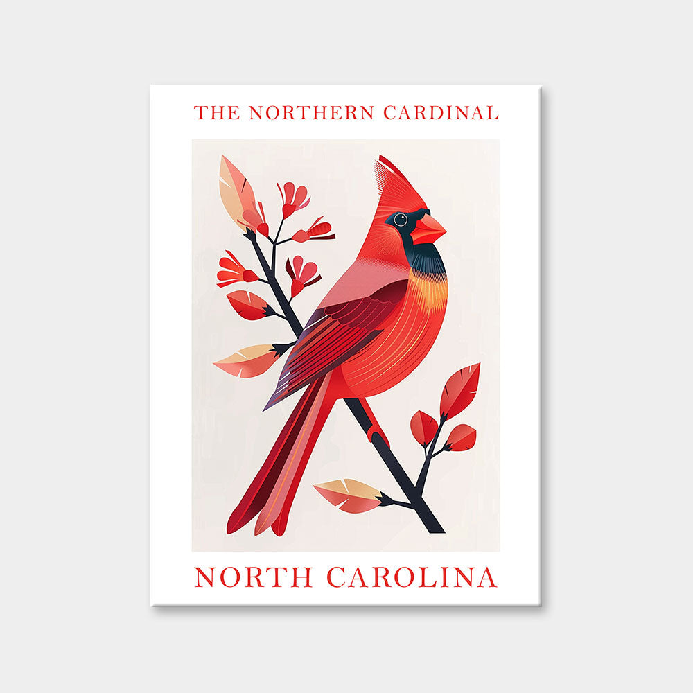 North Carolina State Bird Diamond Painting