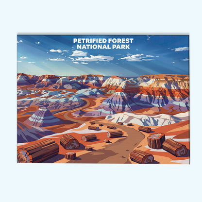Petrified Forest National Park - Landscape | Paint by Numbers Kit