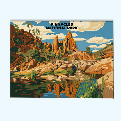 Pinnacles National Park - Landscape | Paint by Numbers Kit