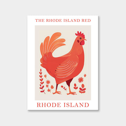 Rhode Island State Bird Diamond Painting