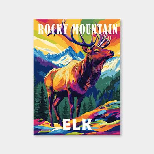 Rocky Mountain National Park Animal Diamond Painting