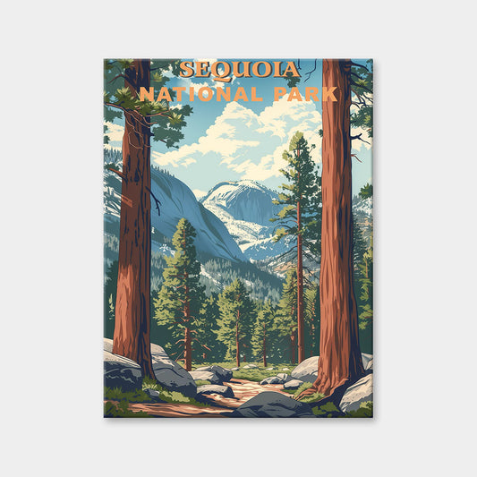 Sequoia National Park Diamond Painting (Vintage Edition)