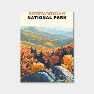 Diamantmalerei des Shenandoah-Nationalparks (Vintage Edition)