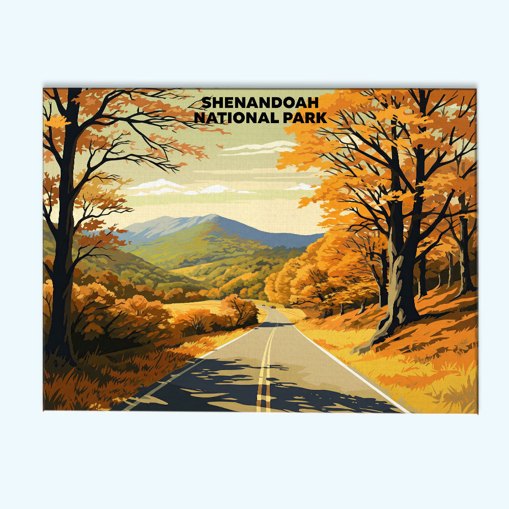 Shenandoah National Park - Landscape | Paint by Numbers Kit