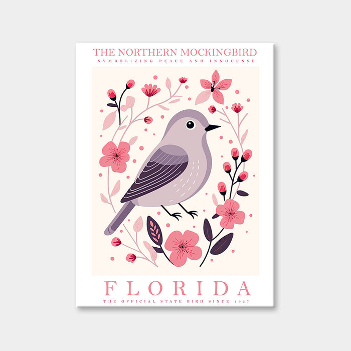 Diamantmalerei mit dem Staatsvogel von Florida