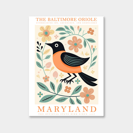 Maryland State Bird Diamond Painting