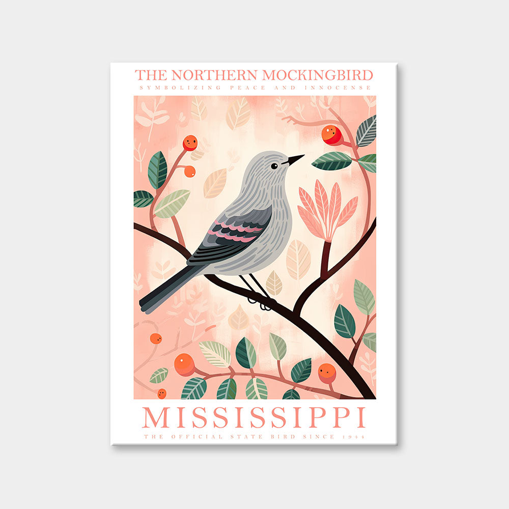 Mississippi State Bird Diamond Painting