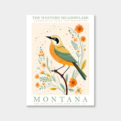 Montana State Bird Diamond Painting