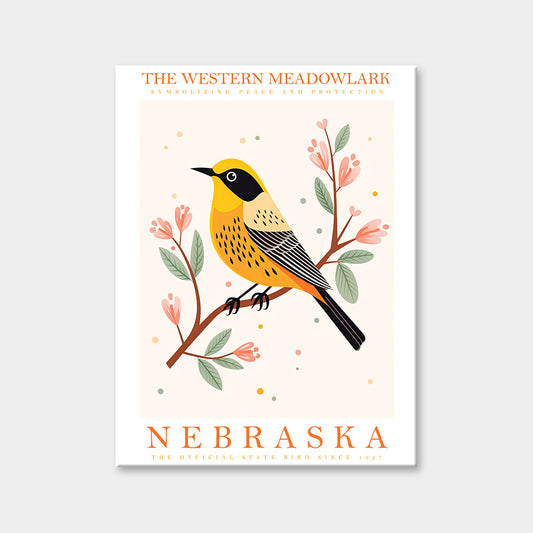 Nebraska State Bird Diamond Painting