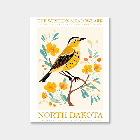 North Dakota State Bird Diamond Painting