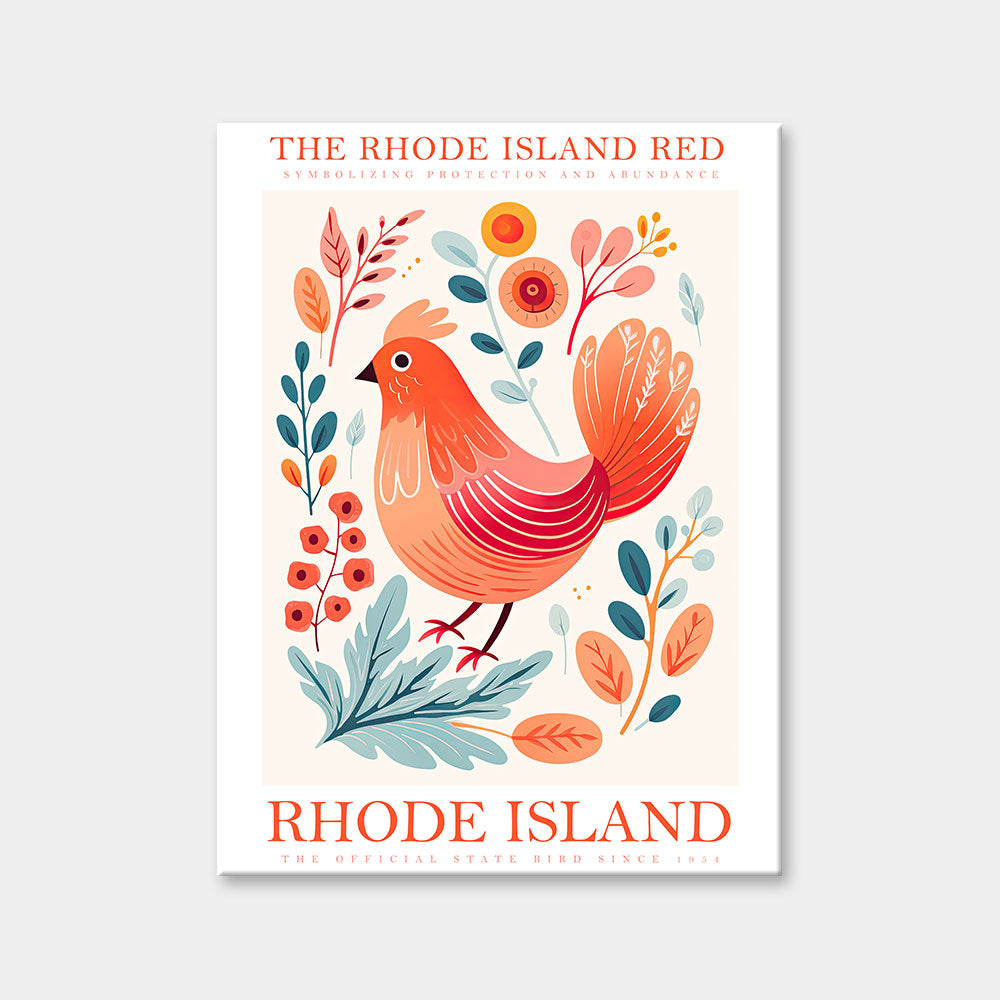 Rhode Island State Bird Diamond Painting