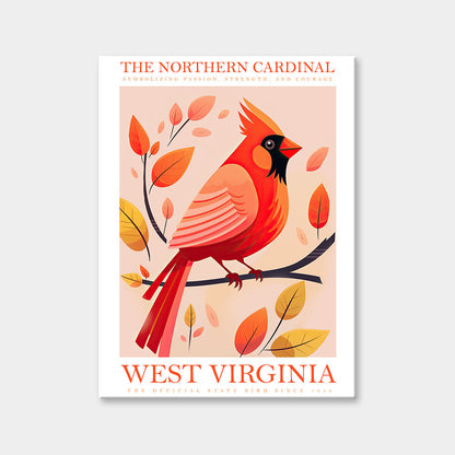 West Virginia State Bird Diamond Painting