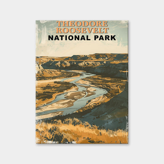 Theodore Roosevelt National Park Diamond Painting (Vintage Edition)