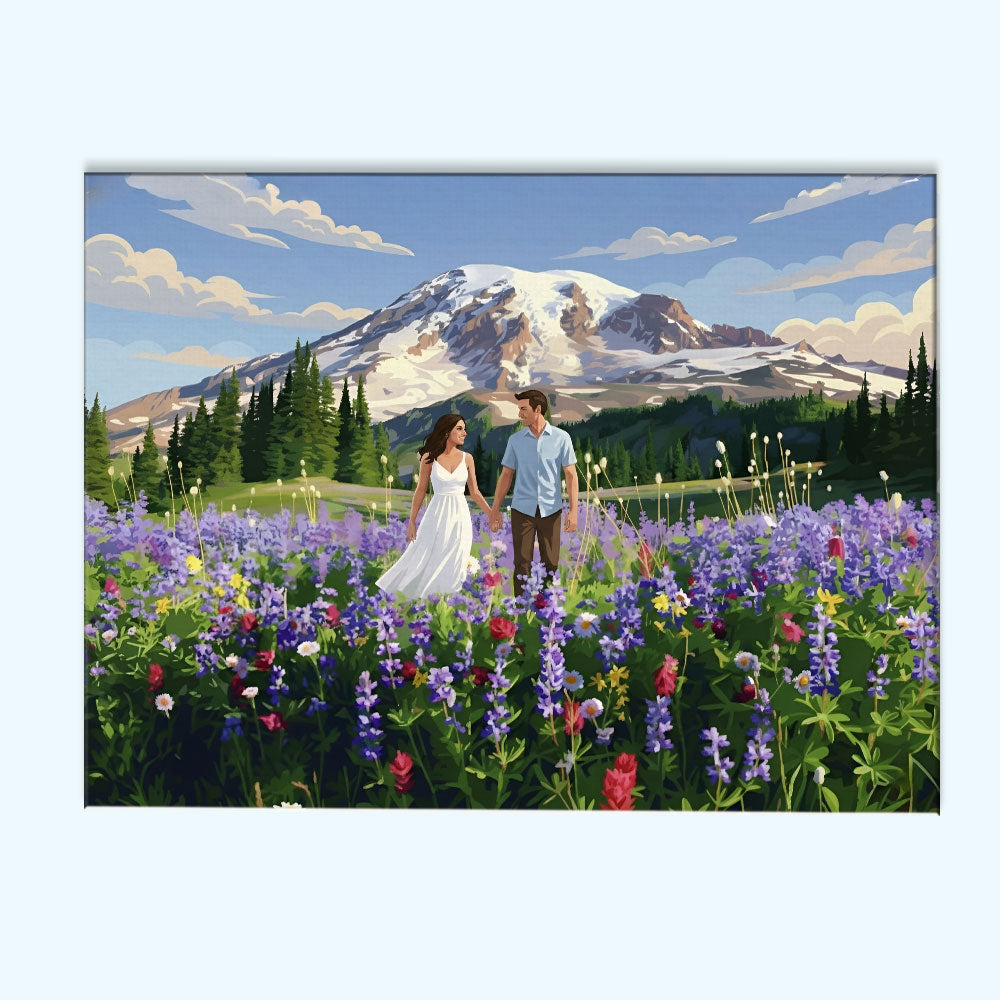 Rainier Romance | Paint By Number Kit