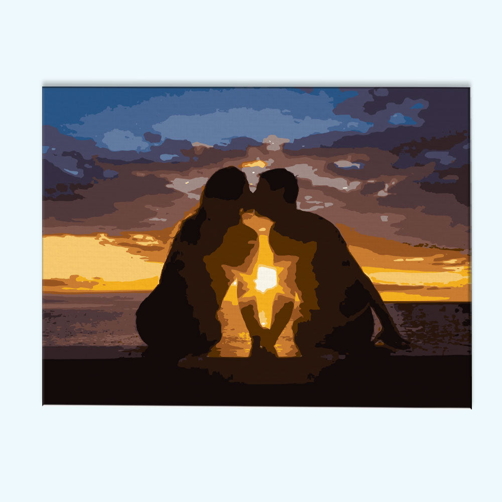 Sunset Silhouette | Paint By Number Kit